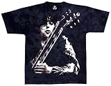 Liquid Blue Men's Led Zeppelin Jimmy Page Short Sleeve Tee, Grey, XX-Large
