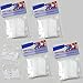 Set of 200 Disposable Zipper Lock Plastic Pill Bags 3
