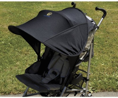 Sunshine Kids Shade Maker Canopy For Strollers, Black