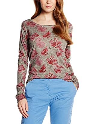 CMP Camiseta Manga Larga 3D43546 (Caqui / Rosa)