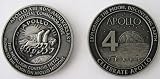 APOLLO 13 MEDALLION - Contains metal flown to the moon on Apollo missions!