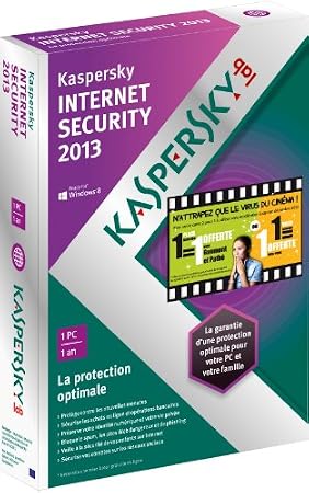 Kaspersky internet security 2013 (1 poste, 1 an)