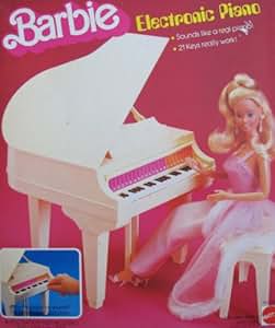 Amazon.com: BARBIE ELECTRONIC PIANO - BABY GRAND Piano w BENCH & More