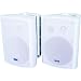 TIC CORPORATION ASP120-W Indoor/Outdoor 120-Watt Speakers with 70-Volt Switching (White)
