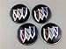 SunShine 4Pcs 65mm Car Wheel Center Hubcaps Epoxy Decal Badge Emblem Hub Cap Auto Wheel Cover Aluminum Sticker Logo For Buick Enclave Lucerne Encore Excelle Regal Wheel Center Caps