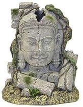 Exotic Environments Ancient Stone Head Ruin Aquarium Ornament
