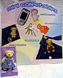 Mini Be Mine 3" Soft Teddy Bear In Checked Pinafore - Mobile, Key, Bag, Purse Buddy