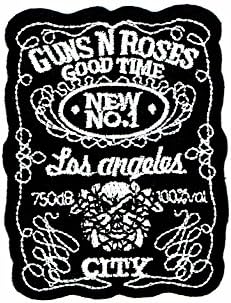 Guns N Roses Logo 001 Embroidered Iron on Patch