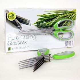 Herb Cutting Scissors by Plant Theatre - 5 Blades - Gift Idea
