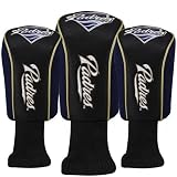 MLB McArthur San Diego Padres Black-Navy Blue 3-Pack Golf Club Headcovers