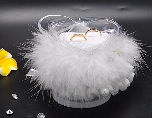 2015 Heart ostrich romantic heart-shaped ring pillow original music ring pillow wedding ring care