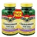 Spring Valley - Cinnamon 500 mg, Plus Chromium, 360 Capsules, Twin Pack