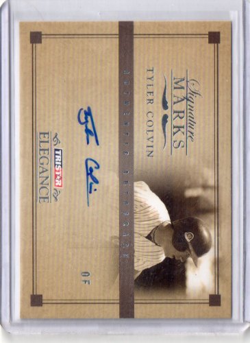 2007 TRISTAR Elegance Signature Marks #TC Tyler Colvin - Chicago Cubs (Rookie / Prospect - Autographed Card) (Baseball Cards)