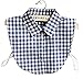 Women's Fashion Plaids False Collar