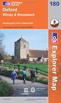 Oxford, Witney and Woodstock (OS Explorer Map): Showing part of the Thames Path