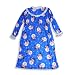Baby : Bellepointe - Toddler Girls Long Sleeve Snowman Nightgown, Blue (Size 4)