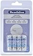 Beadalon Crimp Tube Variety Pack #1-4 Silver, Plated, 600-Piece
