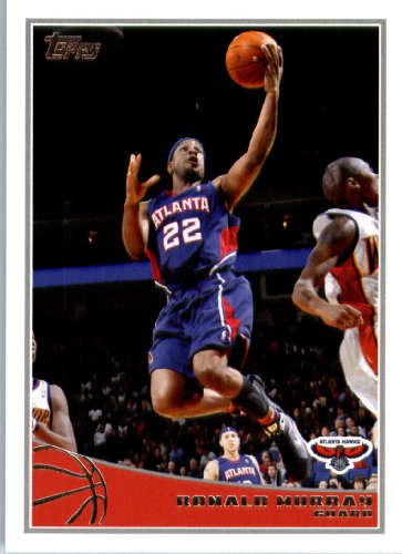 2009/10 Topps NBA Basketball Card #6 Ronald Murray Atlanta Hawks MINT Condition- Shipped In Protective ScrewDown Display Case!