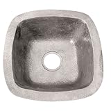 Barclay Products Hammered Pewter Prep/Bar Sink
