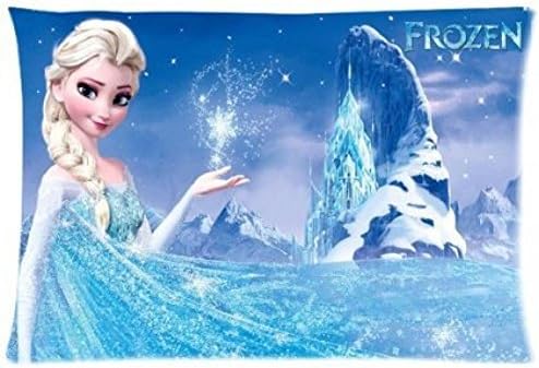 BestWeeks Funny Cute Cartoon Frozen 3D Cartoon Movie Custom Elsa Pillow Cases 16" X 24" (Twin Sides)
