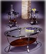 3 Piece "Rivard" Light Oak Table Set By Ashley Furniture