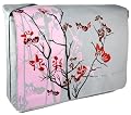 Pink Sparse Tranquility 15.4 inch Laptop Padded Compartment Shoulder Messenger Bag for K-Cliffs Lifestyle