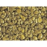 Quartz Colored Gravel Pebbles (SM10100) Gold Metallic, 3 lbs