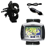 Garmin Zumo 450 Auto Vent Holder with Car Charger - Uses Gomadic TipExchange