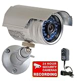 VideoSecu Outdoor Infrared Day Night Vision Home Security Camera Weatherproof 1/3″ SONY Super HAD CCD 3.6mm Wide View Angle Lens 420TV Lines 30 IR LEDs A12