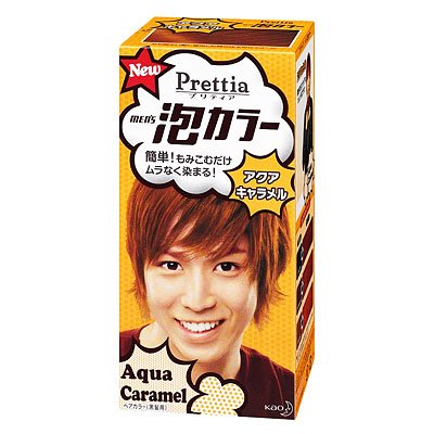 プリティア　メンズ泡カラー　アクアキャラメル／70ｍｌ