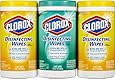 Clorox Disinfecting Wipes Value Pack, Fresh Scent and Citrus Blend, 75 Count (Pack of 3)
