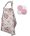 SHaaSHaa bundle Nursing Cover with Nursing Pads (two pairs, white and pink)
