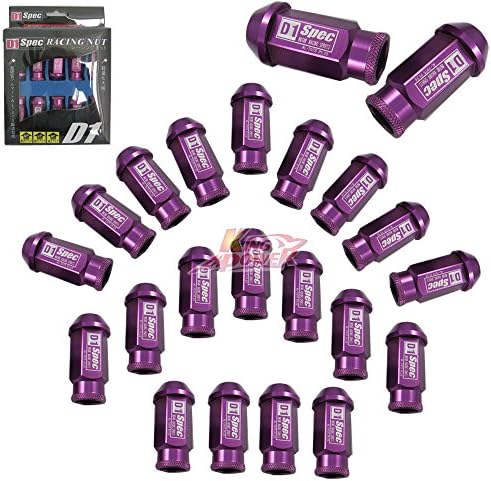 SUPER BARGAIN!!! NEW Model!! D1 SPEC JDM PURPLE RACING WHEEL LUG NUT M12X 1.25 20 FOR Nissan Subaru infiniti