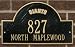 San Francisco Giants Black and Gold Personalized Address Plaque