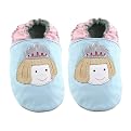 Ministar Baby Leather Shoes - Light Blue Princess