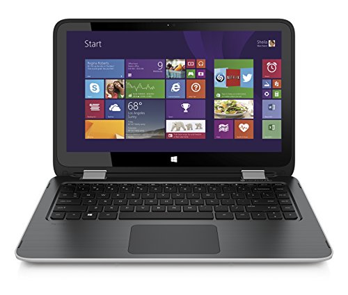 HP Pavilion 13.3-Inch Convertible 2 in 1 Touchscreen Laptop (Intel Core i3-5010U 2.1 GHz Processor, 4 GB DDR3L RAM, 500 GB HDD, Windows 8.1 64 Bit Operating System) (Silver)