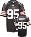 Kamerion Wimbley Jersey: Reebok Brown Replica #95 Cleveland Browns Jersey - Medium
