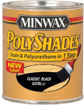 MINWAX COMPANY, THE 61395 QT BLK Sat Polyshade