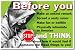 Before You... - Stop & Think How You Would Feel - Anti-bullying School Poster