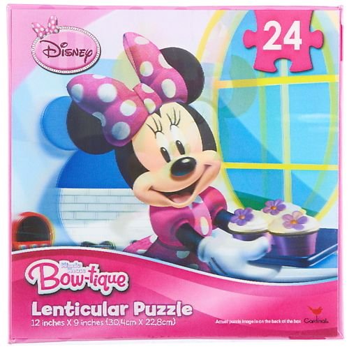 Disney Minnie Mouse Bow-tique Lenticular Puzzle, 24 Pieces