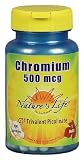 Nature's Life Chromium Picolinate Capsules, 500 Mcg, 100 Count