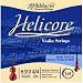 D' Addario Helicore Medium Tension Violin Strings - 4/4 Plain Steel E