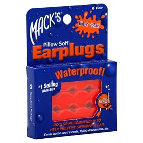 Mack's Silicone Earplugs - Kid's Size - 6 pair