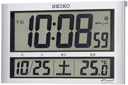 SEIKO CLOCK (セイコークロック) 掛け時計 タイムリンク 子機 タイムリンククロック 大型 デジタル ZS401S
