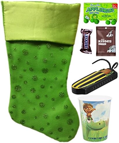 Disney Pixar the Good Dinosaur Holiday Christmas Stocking Gift Bundle