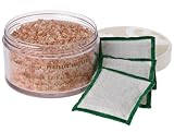 Himalayan Pink Rock Bath Salt / Mountain Herbal Garden 11 oz with 3 Sachets