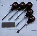 Printmaking Tool Set- Wood Carving Set with Sharpening Stone