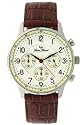 Lucien Piccard 26957SL SS Chronograph Brown Leather Str