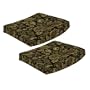 Strathwood St. Thomas Swivel Dining Arm Chair Cushion, Set of 2, Melinda New Midnight