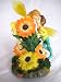 Spieluhr mit 2 Elfen - Feen-Paar mit Ringelblumen 18cm